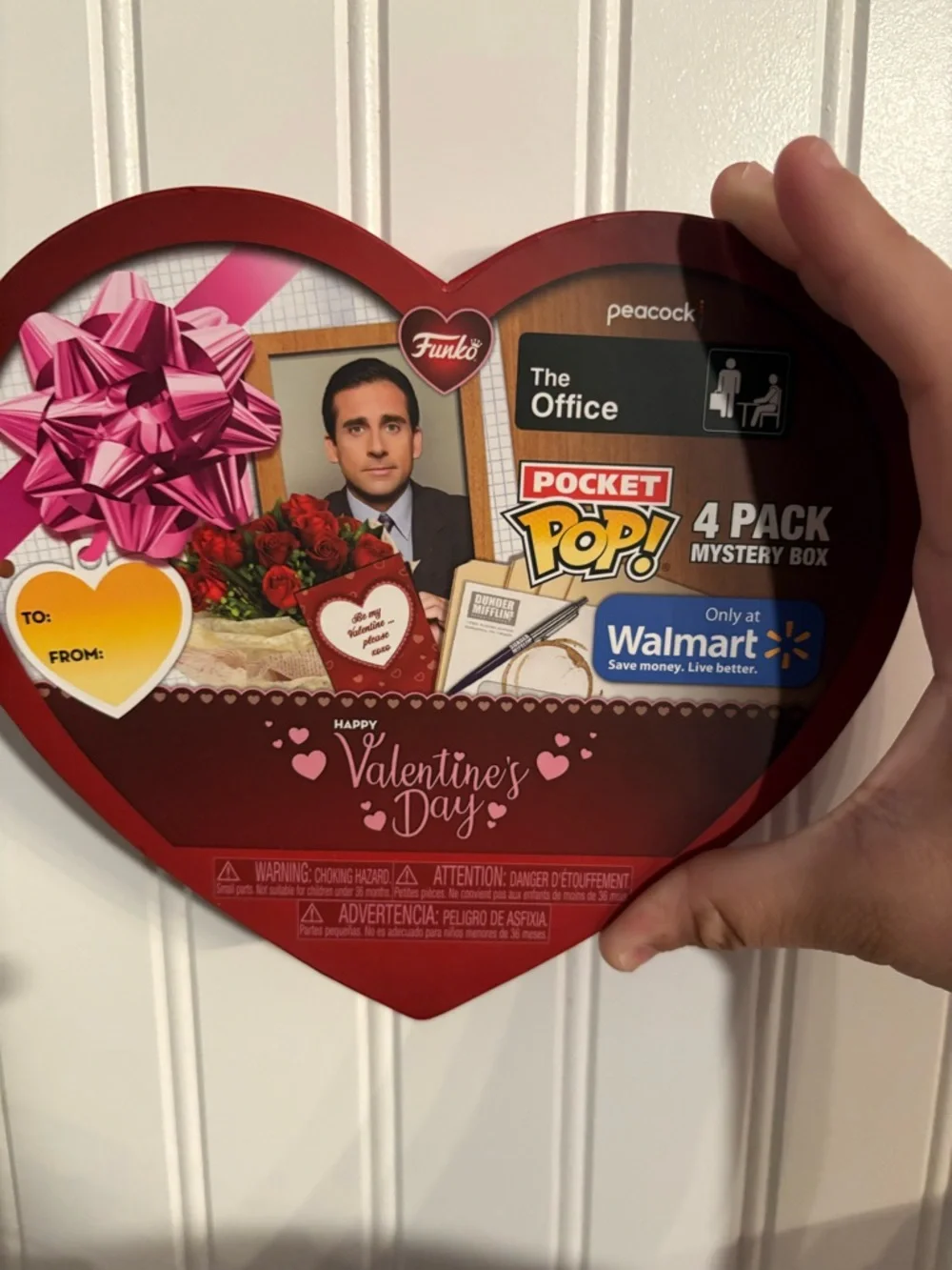 Funko Pop! The Office Valentine Heart Box - Red & Pink - Picture 1 of 3